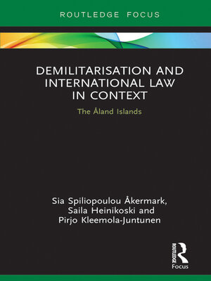 cover image of Demilitarization and International Law in Context